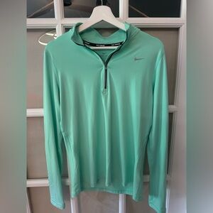 Nike Mint Green Quarter Zip Pullover